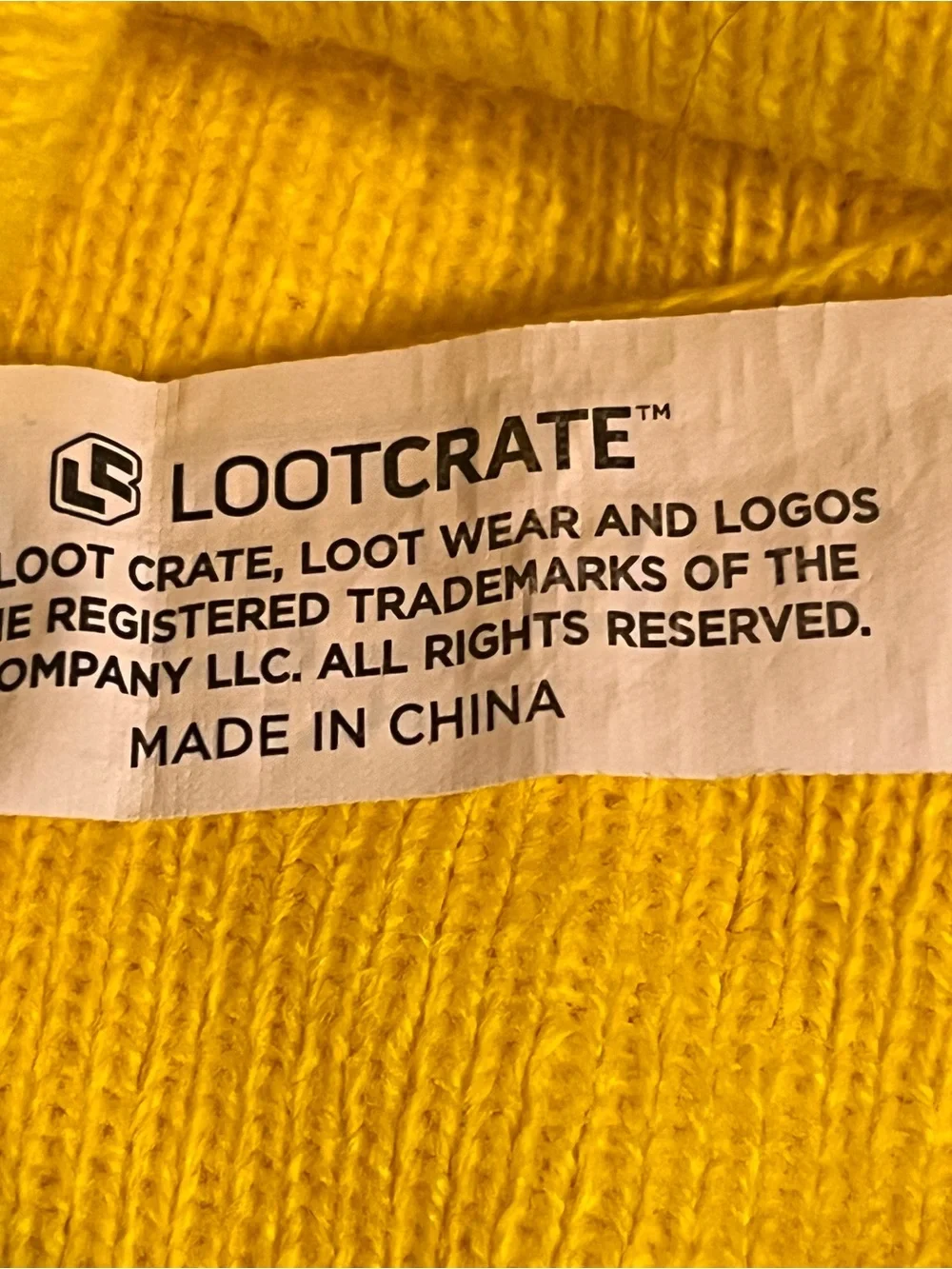 Loot Crate Marvel Wolverine Knit Beanie with Superhero Patch